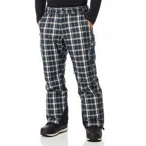 NWT Brooks Brothers Plaid Pro Sport Snowboarding Skiing Pants, RECCO Tech, XL